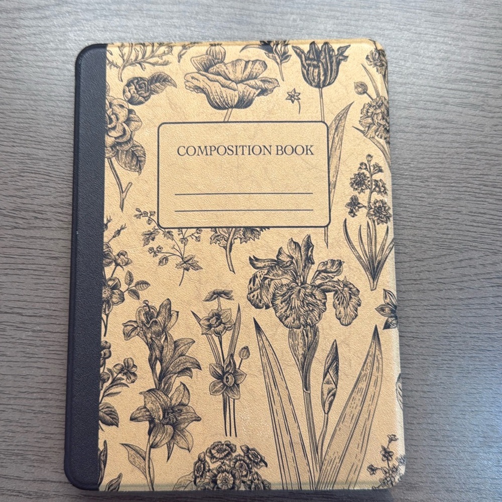 Composition notebook, Kindle case
